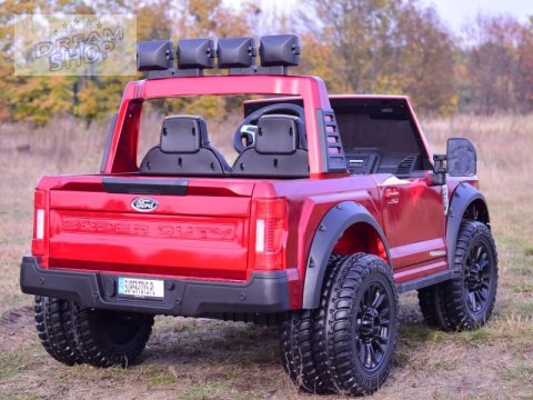 AUTO NA AKUMULATOR ORYGINALNY FORD SUPER DUTY 4X4,24V,LAKIER WALIZKA, PRZESUWANE SIEDZENIE/SX2088