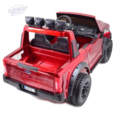 AUTO NA AKUMULATOR ORYGINALNY FORD SUPER DUTY 4X4,24V,LAKIER WALIZKA, PRZESUWANE SIEDZENIE/SX2088