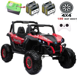 MEGA AUTO BUGGI 4X4 , PANEL , MIĘKKIE KOŁA EVA, MIĘKKIE SIEDZENIE FULL OPCJA 2X 12V, LAKIER/XMX603