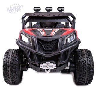 MEGA BUGGY RZR TURBO 12 V,4X4 180 W MEGA MOC, PILOT, MIĘKKIE SIEDZENIE, MIĘKKIE KOŁA, FUNKCJA BUJANIA, KLUCZYK /HC301