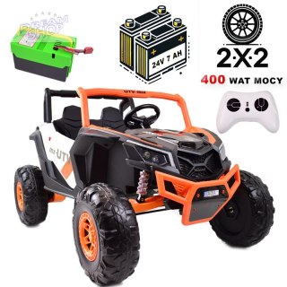 MEGA BUGGY UTV-MX DLA 2 DZIECI 2X200 W, 24V, SUPER MOC/XMX613