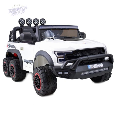 MEGA JEEP WORKS SIX 4X4, 2 X 12V MĘKKIE KOŁA, MIĘKKIE SIEDZENIE/JC003 MEGA JEEP WORKS SIX 4X4, 2 X 12V MĘKKIE KOŁA, MIĘKKIE SIEDZENIE/JC003