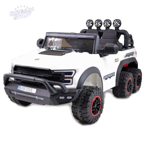MEGA JEEP WORKS SIX 4X4, 2 X 12V MĘKKIE KOŁA, MIĘKKIE SIEDZENIE/JC003 MEGA JEEP WORKS SIX 4X4, 2 X 12V MĘKKIE KOŁA, MIĘKKIE SIEDZENIE/JC003