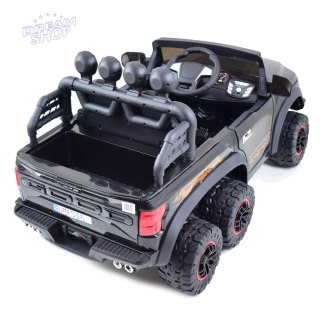 MEGA JEEP WORKS SIX 4X4, 2 X 12V MĘKKIE KOŁA, MIĘKKIE SIEDZENIE/JC003