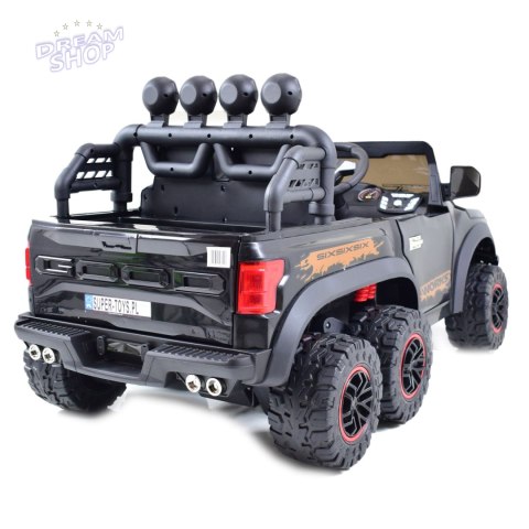 MEGA JEEP WORKS SIX 4X4, 2 X 12V MĘKKIE KOŁA, MIĘKKIE SIEDZENIE/JC003 MEGA JEEP WORKS SIX 4X4, 2 X 12V MĘKKIE KOŁA, MIĘKKIE SIEDZENIE/JC003
