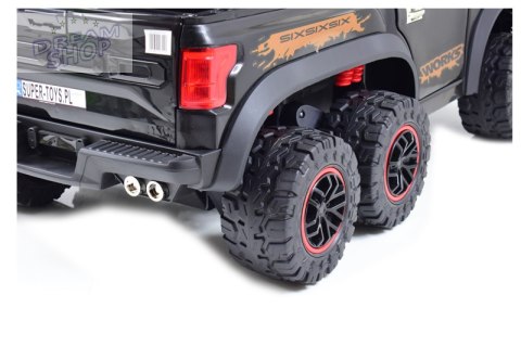 MEGA JEEP WORKS SIX 4X4, 2 X 12V MĘKKIE KOŁA, MIĘKKIE SIEDZENIE/JC003 MEGA JEEP WORKS SIX 4X4, 2 X 12V MĘKKIE KOŁA, MIĘKKIE SIEDZENIE/JC003
