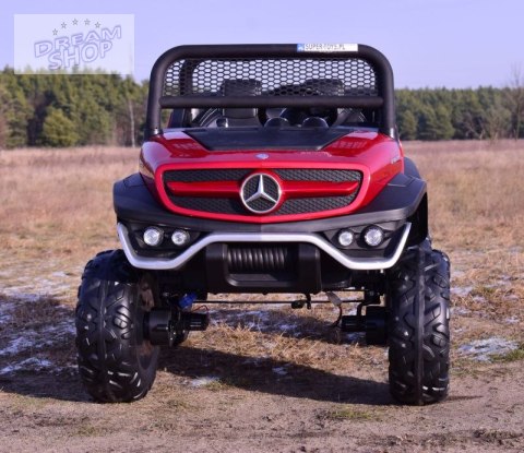 MERCEDES BENZ UNIMOG 4X4,12V14AH, AMORTYZATORY, MIĘKKIE KOŁA, MP4, LAKIER SUPER OPCJA/UNIMOG MERCEDES BENZ UNIMOG 4X4,12V14AH, AMORTYZATORY, MIĘKKIE KOŁA, MP4, LAKIER SUPER OPCJA/UNIMOG