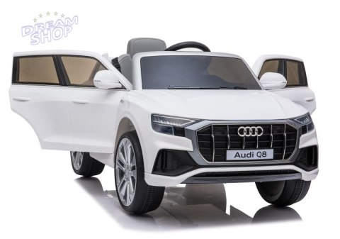ORYGINALNE AUDI Q8 W NAJLEPSZEJ OPCJI, MIĘKKIE KOŁA, MIĘKKIE SIEDZENIE/JJ2066 ORYGINALNE AUDI Q8 W NAJLEPSZEJ OPCJI, MIĘKKIE KOŁA, MIĘKKIE SIEDZENIE/JJ2066