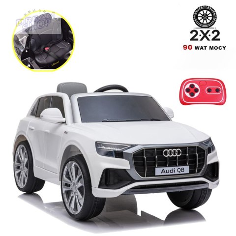 ORYGINALNE AUDI Q8 W NAJLEPSZEJ OPCJI, MIĘKKIE KOŁA, MIĘKKIE SIEDZENIE/JJ2066 ORYGINALNE AUDI Q8 W NAJLEPSZEJ OPCJI, MIĘKKIE KOŁA, MIĘKKIE SIEDZENIE/JJ2066