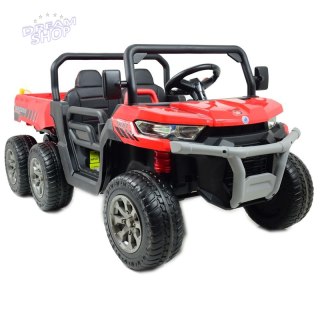 BUGGY 6 KOŁOWY DLA 2 DZIECI, ELEKTRYCZNA WYWROTKA, MIĘKKIE KOŁA, MIĘKKIE SIEDZENIE, 400 WAT/XMX623B