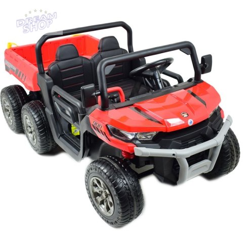 BUGGY 6 KOŁOWY DLA 2 DZIECI, ELEKTRYCZNA WYWROTKA, MIĘKKIE KOŁA, MIĘKKIE SIEDZENIE, 400 WAT/XMX623B