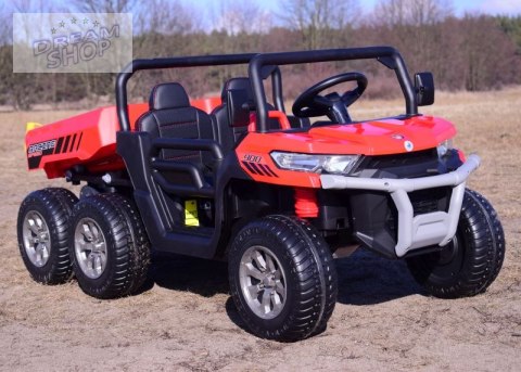 BUGGY 6 KOŁOWY DLA 2 DZIECI, ELEKTRYCZNA WYWROTKA, MIĘKKIE KOŁA, MIĘKKIE SIEDZENIE, 400 WAT/XMX623B