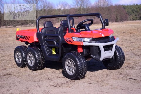 BUGGY 6 KOŁOWY DLA 2 DZIECI, ELEKTRYCZNA WYWROTKA, MIĘKKIE KOŁA, MIĘKKIE SIEDZENIE, 400 WAT/XMX623B