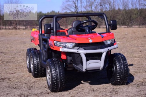BUGGY 6 KOŁOWY DLA 2 DZIECI, ELEKTRYCZNA WYWROTKA, MIĘKKIE KOŁA, MIĘKKIE SIEDZENIE, 400 WAT/XMX623B