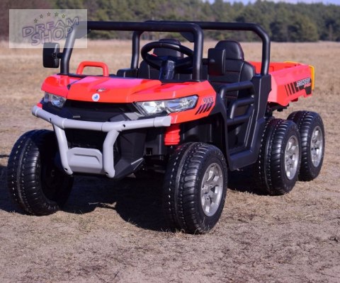 BUGGY 6 KOŁOWY DLA 2 DZIECI, ELEKTRYCZNA WYWROTKA, MIĘKKIE KOŁA, MIĘKKIE SIEDZENIE, 400 WAT/XMX623B
