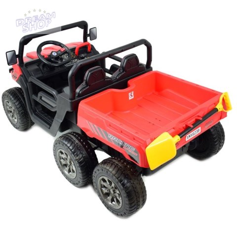 BUGGY 6 KOŁOWY DLA 2 DZIECI, ELEKTRYCZNA WYWROTKA, MIĘKKIE KOŁA, MIĘKKIE SIEDZENIE, 400 WAT/XMX623B
