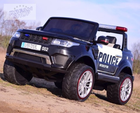 JEEP POLICJA 4X4 Z AMORTYZATORAMI, PILOT, REDUKTOR/ XMX-601-1 JEEP POLICJA 4X4 Z AMORTYZATORAMI, PILOT, REDUKTOR/ XMX-601-1