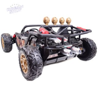 MEGA BUGGY BEAST DLA 2 DZIECI, 400 WAT, 24V, MIĘKKIE SIEDZENIE, MIĘKKIE KOŁA, WALIZKA NA AKUMULATOR,/JS3168