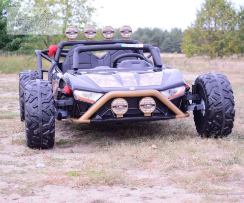 MEGA BUGGY BEAST DLA 2 DZIECI, 400 WAT, 24V, MIĘKKIE SIEDZENIE, MIĘKKIE KOŁA, WALIZKA NA AKUMULATOR,/JS3168