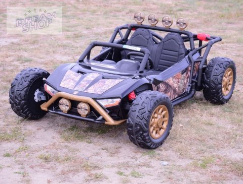 MEGA BUGGY BEAST DLA 2 DZIECI, 400 WAT, 24V, MIĘKKIE SIEDZENIE, MIĘKKIE KOŁA, WALIZKA NA AKUMULATOR,/JS3168