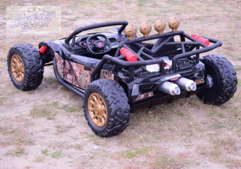 MEGA BUGGY BEAST DLA 2 DZIECI, 400 WAT, 24V, MIĘKKIE SIEDZENIE, MIĘKKIE KOŁA, WALIZKA NA AKUMULATOR,/JS3168