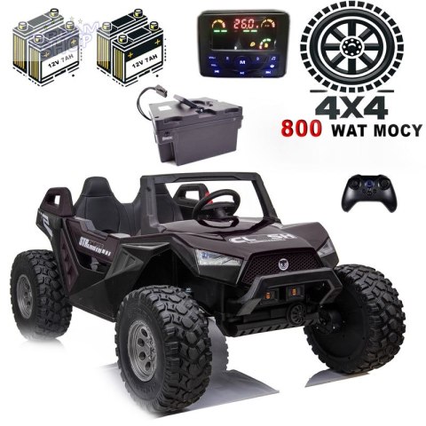 MEGA BUGGY CLASH DLA 2 DZIECI, 4 SILNIKI, 24V-800W, MIĘKKIE PRZESUWANE SIEDZENIE, WALIZKA NA AKUMULATOR/SX-1928 MEGA BUGGY CLASH DLA 2 DZIECI, 4 SILNIKI, 24V-800W, MIĘKKIE PRZESUWANE SIEDZENIE, WALIZKA NA AKUMULATOR/SX-1928