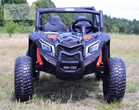 MEGA BUGGY SXS DLA 2 DZIECI 2X120W, SUPER MOC, PRZESUWANE SIEDZENIE, WALIZKA/BBH028