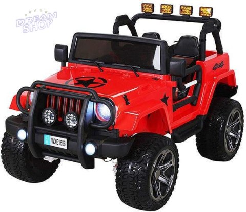 MEGA JEEP 4X4 Z REDUKTOREM NAPĘDU EXCLUSIVE 24 V, 480 WAT, WOLNY START,MIĘKKIE KOŁA /WXE1688-24V MEGA JEEP 4X4 Z REDUKTOREM NAPĘDU EXCLUSIVE 24 V, 480 WAT, WOLNY START,MIĘKKIE KOŁA /WXE1688-24V
