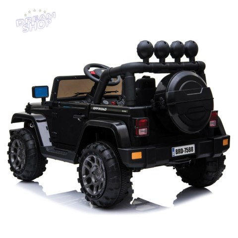 MEGA JEEP FULLTIME, NAPĘD 4X4, 1X12V ,WOLNY START/ MIĘKKIE KOŁA, EXCLUSIVE/7588