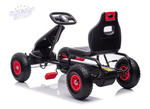 DUŻY GOKART NA PEDAŁY SUPER POWER 5, POMPOWANE KOŁA/G18