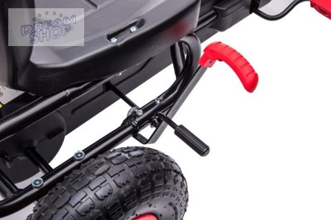 DUŻY GOKART NA PEDAŁY SUPER POWER 5, POMPOWANE KOŁA/G18