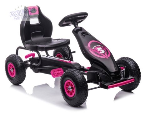 DUŻY GOKART NA PEDAŁY SUPER POWER 5, POMPOWANE KOŁA/G18 DUŻY GOKART NA PEDAŁY SUPER POWER 5, POMPOWANE KOŁA/G18
