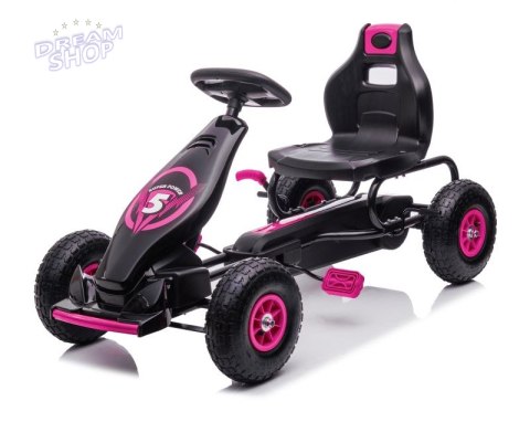 DUŻY GOKART NA PEDAŁY SUPER POWER 5, POMPOWANE KOŁA/G18 DUŻY GOKART NA PEDAŁY SUPER POWER 5, POMPOWANE KOŁA/G18