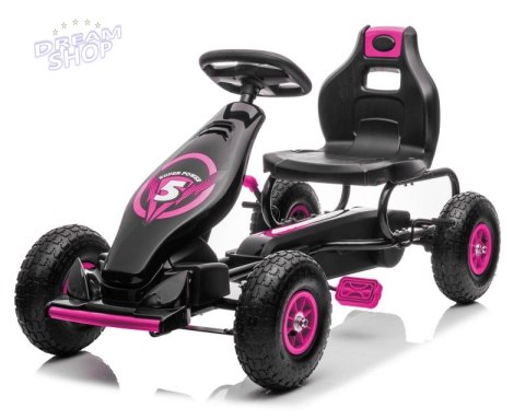 DUŻY GOKART NA PEDAŁY SUPER POWER 5, POMPOWANE KOŁA/G18 DUŻY GOKART NA PEDAŁY SUPER POWER 5, POMPOWANE KOŁA/G18