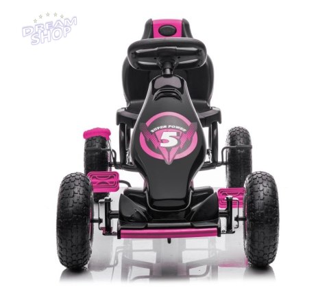 DUŻY GOKART NA PEDAŁY SUPER POWER 5, POMPOWANE KOŁA/G18 DUŻY GOKART NA PEDAŁY SUPER POWER 5, POMPOWANE KOŁA/G18