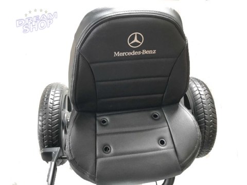 GOKART NA PEDAŁY LICENCJA MERCEDESA KOŁA EVA, MIĘKKIE SIEDZENIE Z LOGIEM MB JAKOŚĆ /XMX610