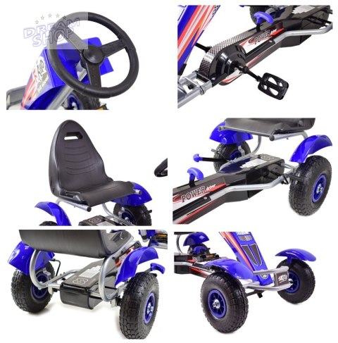 MEGA GOKART POMPOWANE KOŁA 5-12 lat, do 60 kg/8-3