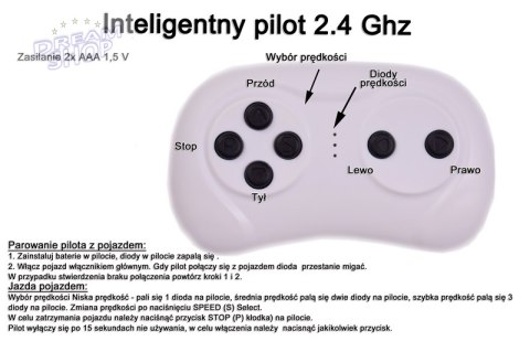 MEGA TRAKTOR BLAZIN NA AKUMULATOR Z PILOTEM/HL2788