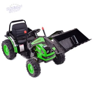 MEGA TRAKTOR Z ŁYŻKĄ - ŁADOWARKĄ. MIĘKKIE SIEDZENIE, PILOT, RADIO FM/HL389