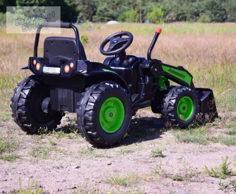 MEGA TRAKTOR Z ŁYŻKĄ - ŁADOWARKĄ. MIĘKKIE SIEDZENIE, PILOT, RADIO FM/HL389
