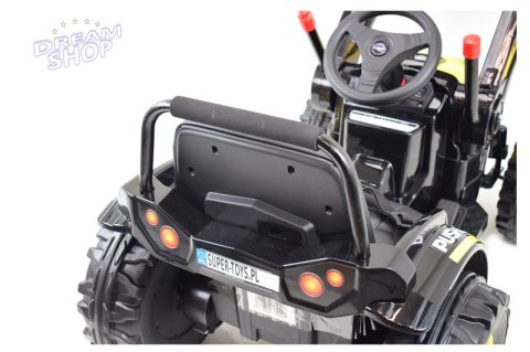 MEGA TRAKTOR Z ŁYŻKĄ - ŁADOWARKĄ. MIĘKKIE SIEDZENIE, PILOT, RADIO FM/HL389
