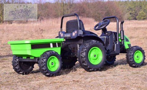 MEGA TRAKTOR Z PRZYCZEPĄ. MIĘKKIE SIEDZENIE, KOŁA EVA,PILOT, RADIO FM/HL388