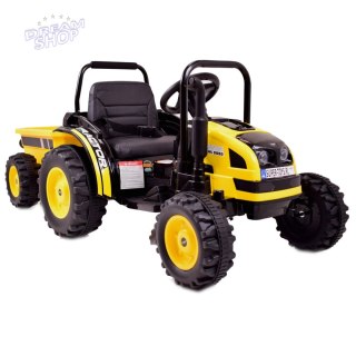 MEGA TRAKTOR Z PRZYCZEPĄ. MIĘKKIE SIEDZENIE, KOŁA EVA,PILOT, RADIO FM/HL388
