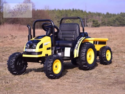 MEGA TRAKTOR Z PRZYCZEPĄ. MIĘKKIE SIEDZENIE, KOŁA EVA,PILOT, RADIO FM/HL388 MEGA TRAKTOR Z PRZYCZEPĄ. MIĘKKIE SIEDZENIE, KOŁA EVA,PILOT, RADIO FM/HL388