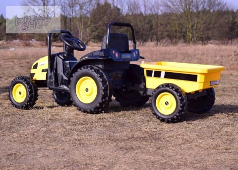 MEGA TRAKTOR Z PRZYCZEPĄ. MIĘKKIE SIEDZENIE, KOŁA EVA,PILOT, RADIO FM/HL388 MEGA TRAKTOR Z PRZYCZEPĄ. MIĘKKIE SIEDZENIE, KOŁA EVA,PILOT, RADIO FM/HL388
