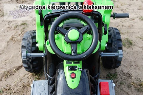 MOCNY TRAKTOR Z ŁYŻKĄ KINGDOM 12V DWIE PRĘDKOŚCI/JS328A MOCNY TRAKTOR Z ŁYŻKĄ KINGDOM 12V DWIE PRĘDKOŚCI/JS328A