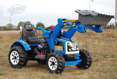 MOCNY TRAKTOR Z ŁYŻKĄ KINGDOM 12V DWIE PRĘDKOŚCI/JS328A