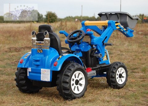 MOCNY TRAKTOR Z ŁYŻKĄ KINGDOM 12V DWIE PRĘDKOŚCI/JS328A