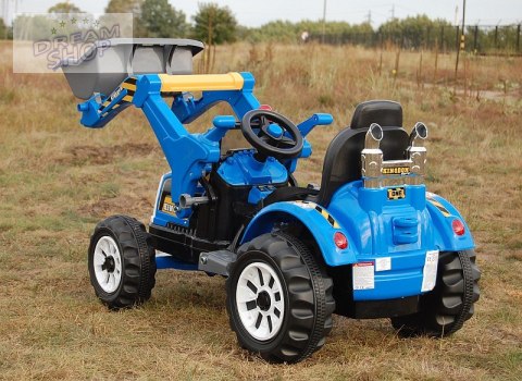 MOCNY TRAKTOR Z ŁYŻKĄ KINGDOM 12V DWIE PRĘDKOŚCI/JS328A