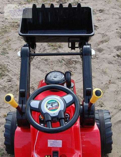 NAJMOCNIEJSZY TRAKTOR Z ŁYŻKĄ I PILOTEM 12V DWIE PRĘDKOŚCI/1005A